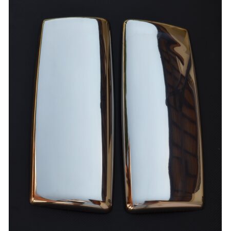 2pcs Stainless Steel Side Mirror Covers for MAN TGX / TGS Euro 6