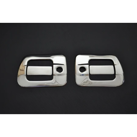 4x 3D Stainless Steel Door Handle Decoration for Iveco Stralis Hi-way Eurocargo