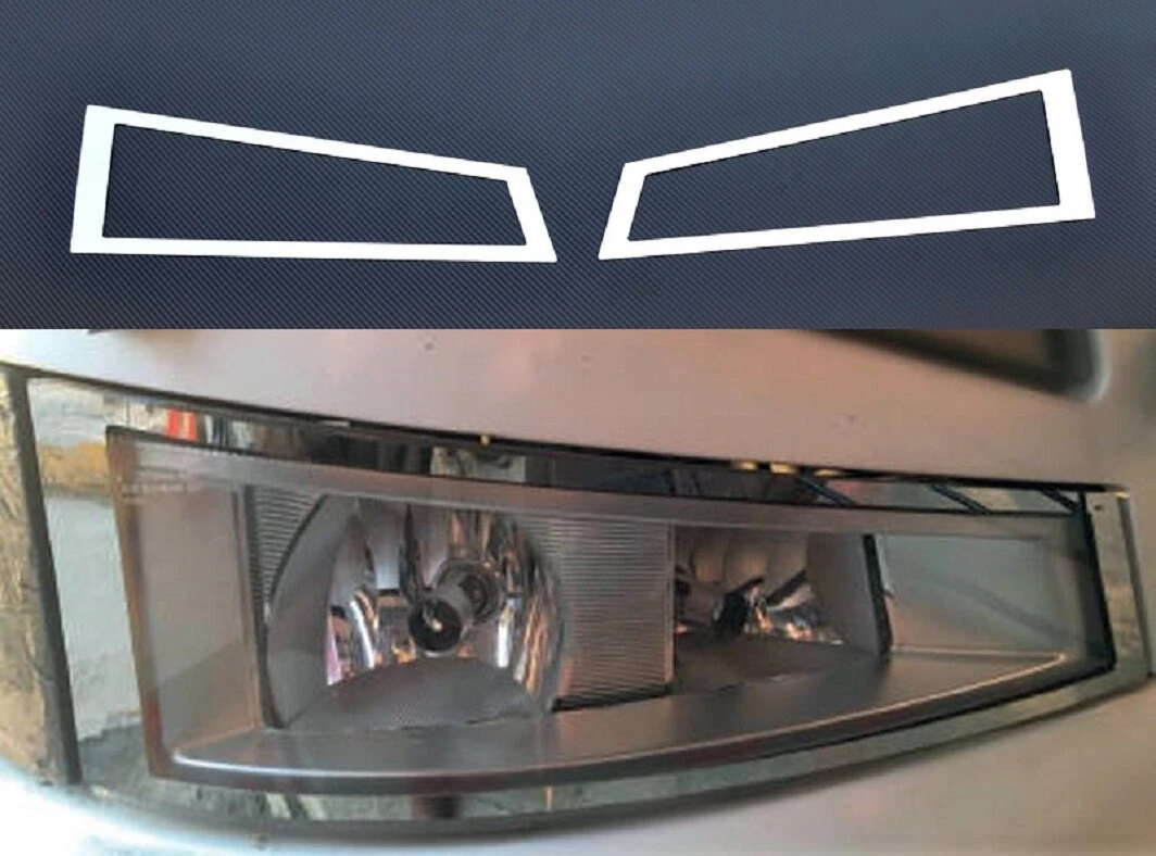 2 Fog Lights Stainless Steel Decors for VOLVO FH4 Euro 6  2013-2020 trucks