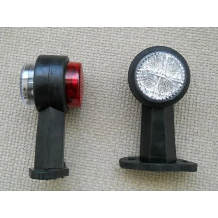 1 LED Recovery Side Marker Truck Trailer Camper Lorry Light Lamp Stalk 12V Volts