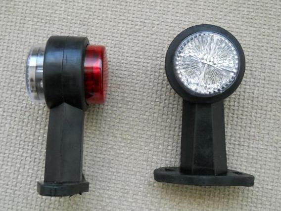 2 LED Recovery Stalk Led Side Marker Light Lamp 12V