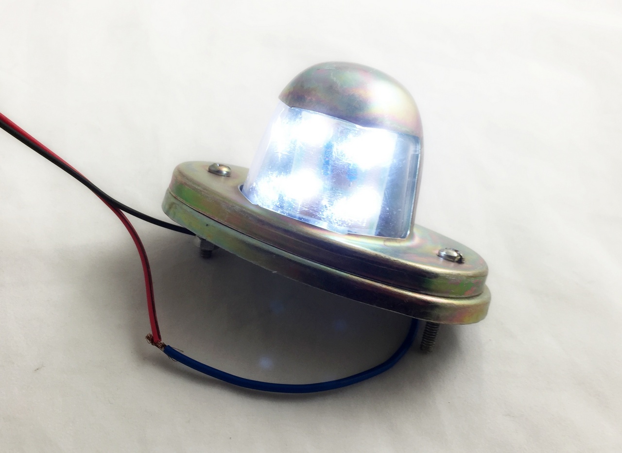 2 x LED Lights License Number for every vehicle with 24 Volts electrical system