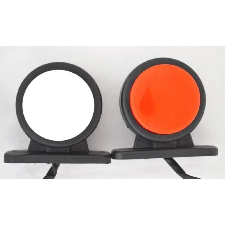 2x 24V LED Rear Side Corner Neon Marker Lights Lamps for Tractors Scania Volvo