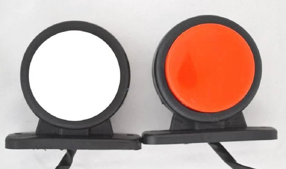 2x 24V LED Rear Side Corner Neon Marker Lights Lamps for Tractors Scania Volvo