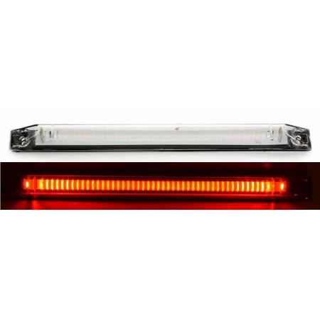 4x Red 12-24V LED Rear Side Marker Lights Truck Trailer Lorry Chassis Caravan