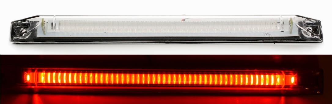 4x Red 12-24V LED Rear Side Marker Lights Truck Trailer Lorry Chassis Caravan