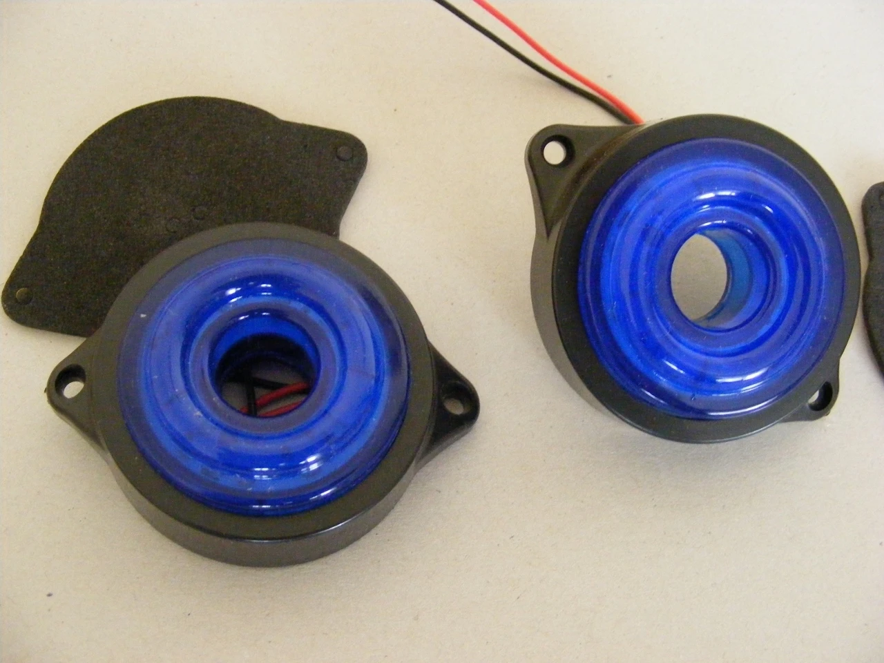 2x 24V Rotating/Running LED Blue Side Marker Lights for Mercedes Renault Ford