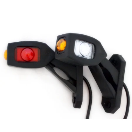 2x 12-24V LED Rear Side Position Corner Marker Lights Truck Trailer Lorry Bus