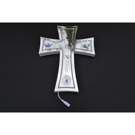 Jesus Cross Sign Light RGB 24V – 3D LED Interior Cabin Light for Trucks, Vans & Motorhomes