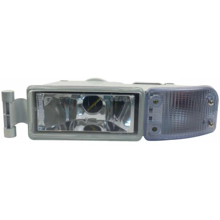 Left Side Fog Light with Clear Side Indicator Lens for MAN TGA/TGL/TGM 2000-2009