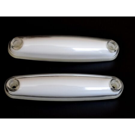 2x LED White Neon Front Side Marker Lights 24V Lamps Caravans Vans Cars SUVs