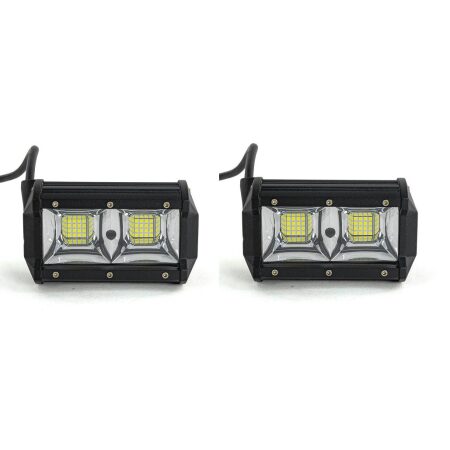 Led Work Spot Lights 54W High Intensity DRL White 1800LM Pair