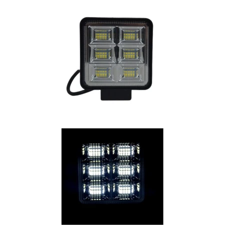 2 pcs 10-30V Square Work Lamps 64W 8 LEDs Lights Truck Car ATV Tractor Caravan