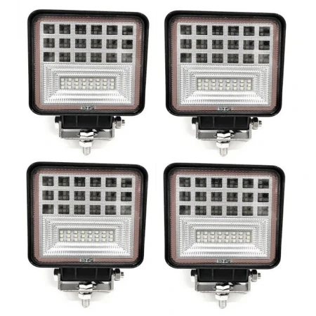 4x 12-24V LED Work Lamps Angel Eyes Lights for Scania Volvo DAF MAN Trucks