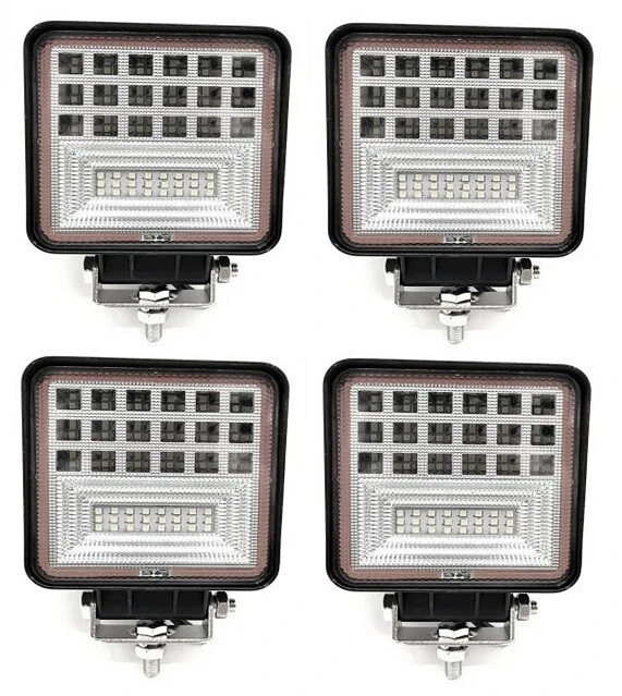 4x 12-24V LED Work Lamps Angel Eyes Lights for Scania Volvo DAF MAN Trucks
