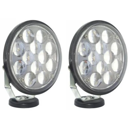 2x 12-24V LED High/Low Beam Lightbar Lights Bull Bar Offroad SUV 4x4 ATV Car Bus