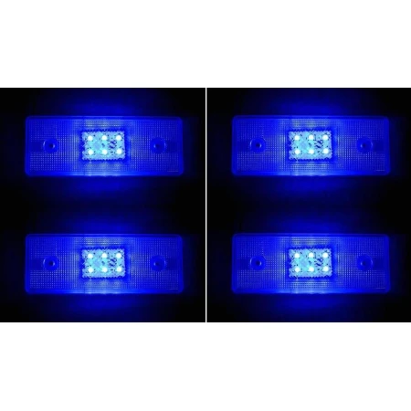 4x LED Rear Side Clearance Marker LED Lights 12V  Boat Truck Car SUV Trailer