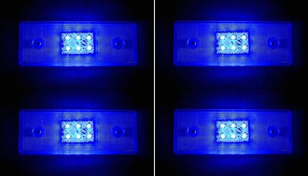 4x LED Rear Side Clearance Marker LED Lights 12V  Boat Truck Car SUV Trailer