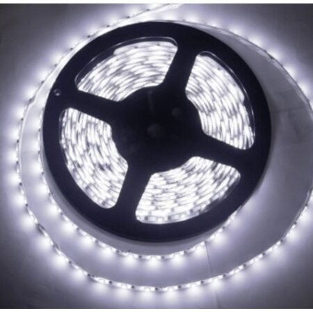 WHITE SMD LED Strip 24V – 5M Roll 300 LEDs Waterproof Flexible 8mm