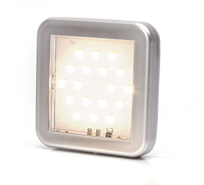 24V White LED Interior Lamp Camper Caravan Motorhome Truck Lorry Tipper Light