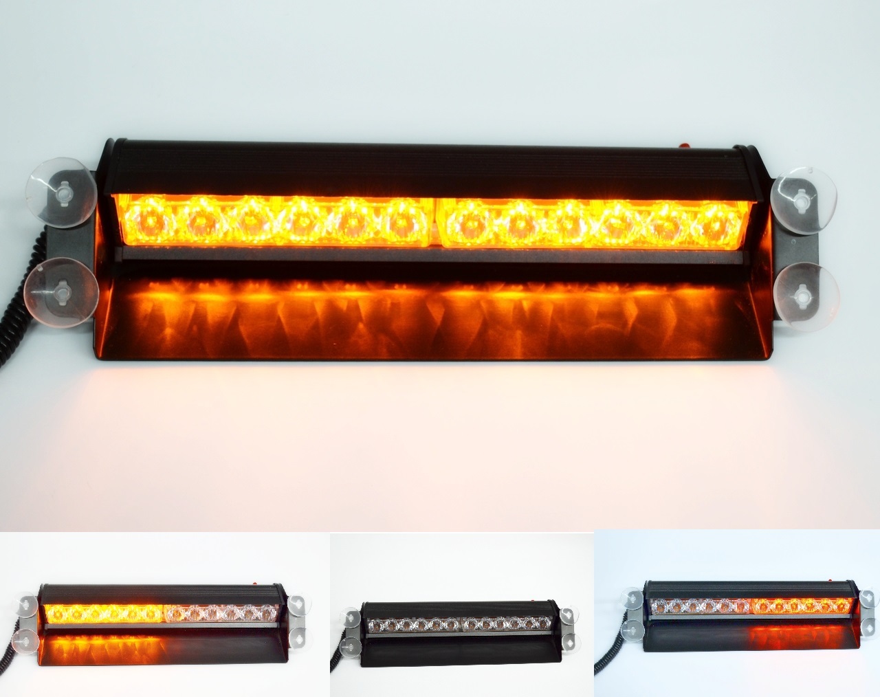 12V LED Orange 300 mm Interior LED Emergency Beacon Lamp