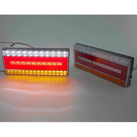 12/24V For Truck Lorry Emergency Led Amber Flashing Warning for Car Trailer  Bus