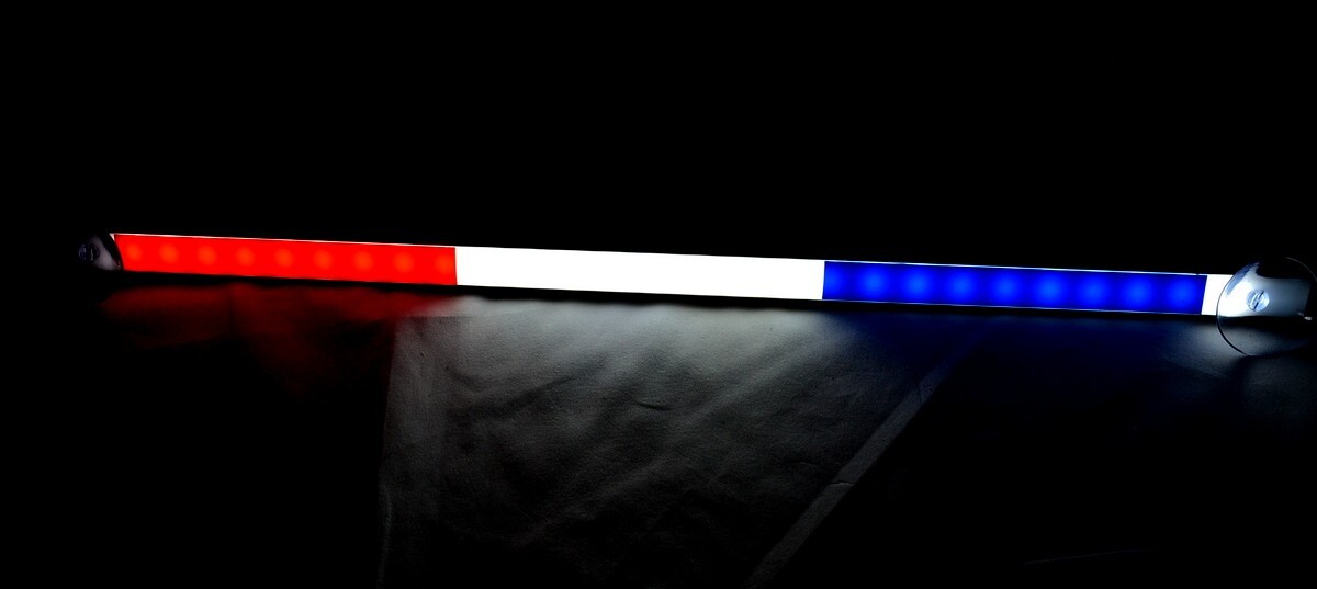12-24V LED Flag Cabin Light France Interior Bar 500mm Aluminum case