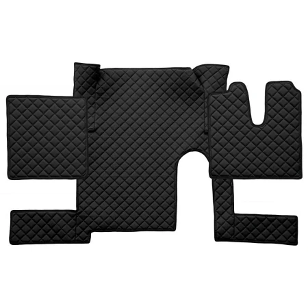 Eco Leather Floor Mats for MAN TGX 2007-2017 Manual Gearbox