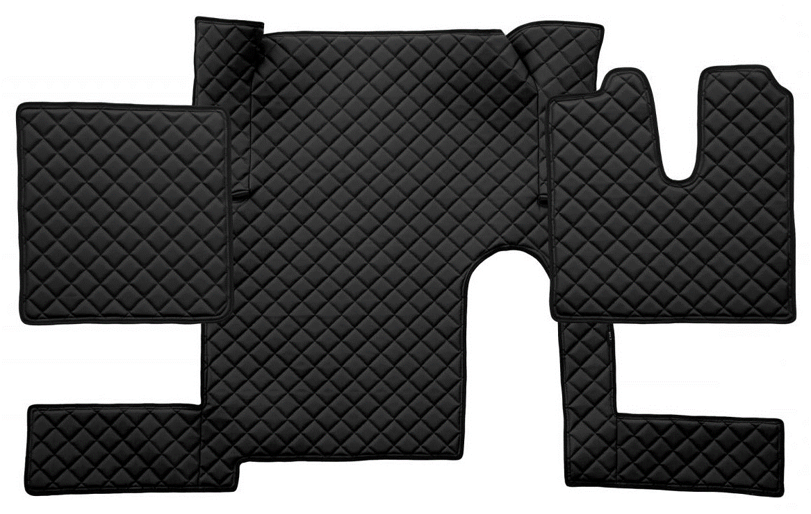 Eco Leather Floor Mats for MAN TGX 2007-2017 Manual Gearbox