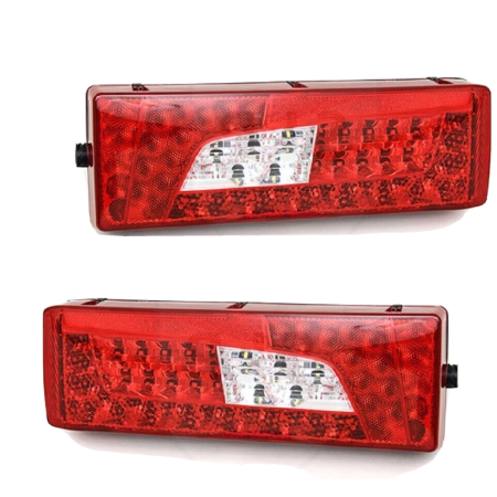 2 x LED TAIL LIGHTS Complete Units Rear Lamps Replacement parts for SCANIA