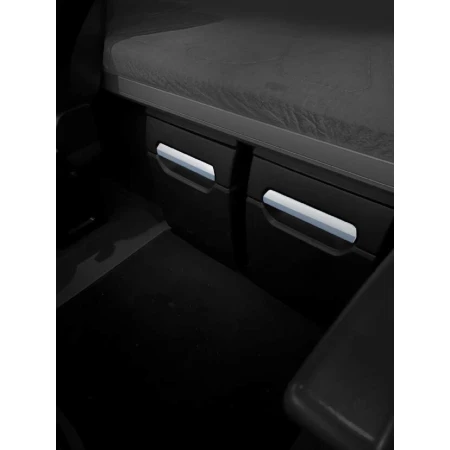 Chrome Trim Refrigerator Under The Bed Handles for Mercedes Actros MP4 MP5 truck