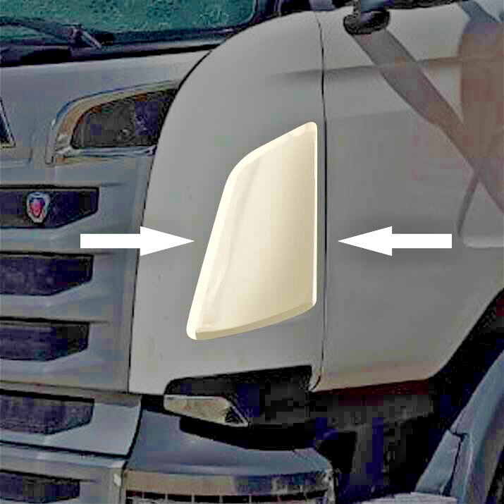 Set of 2 Dirt Deflector Covers for Scania R Series (2010–2016) – Aerodynamic Plastic Mud & Dust Protection Panels