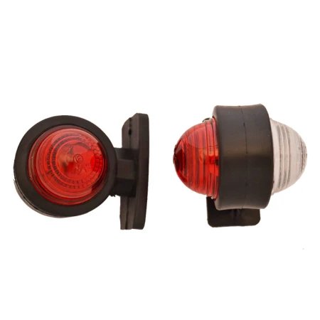 4 x 24V Front Side Marker LED Lights Truck Trailer Chassis for Scania MAN Volvo
