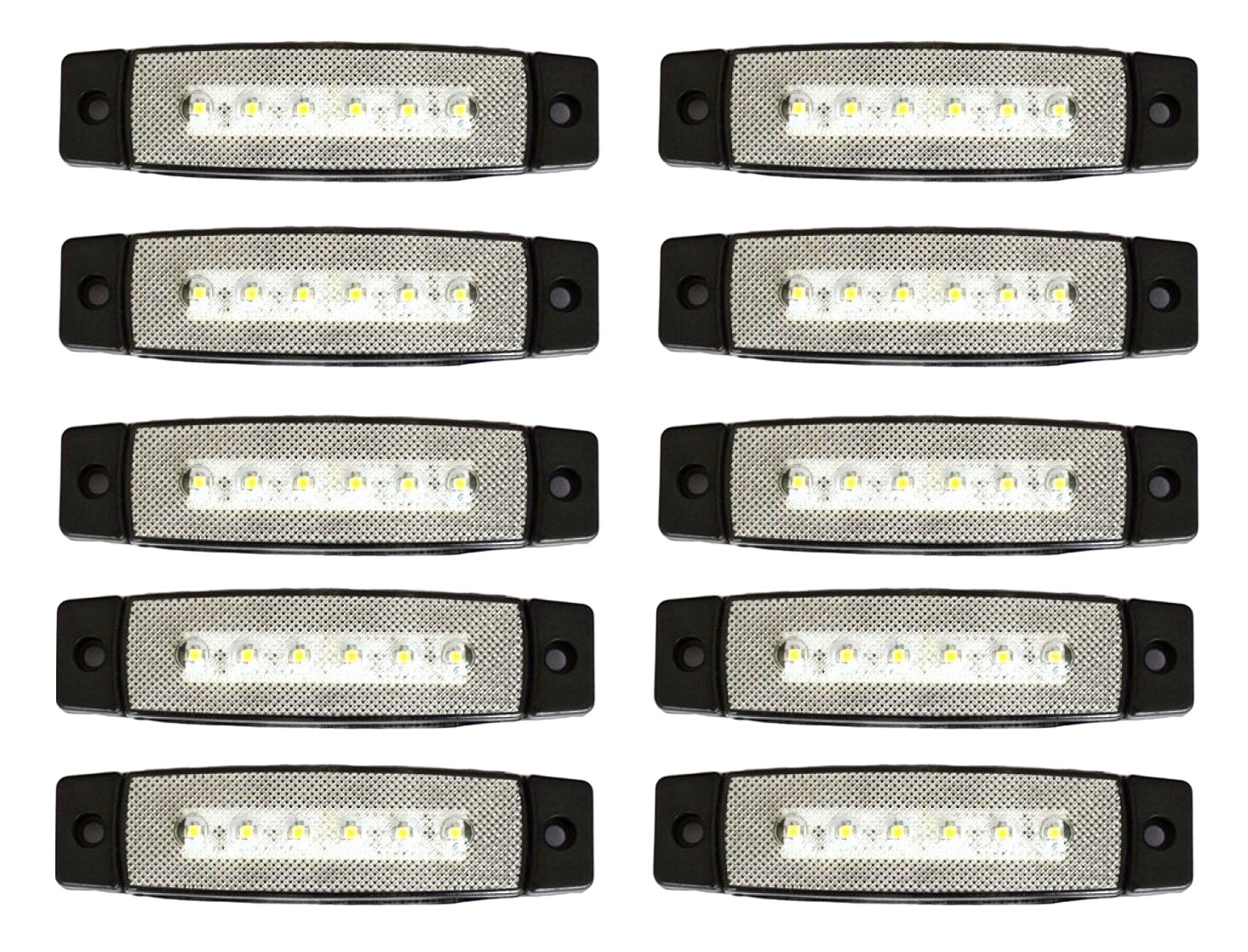 2X 12/24V ORANGE LED SIDE MARKER LIGHT TRUCK LORRY FOR MAN DAF SCANIA VOLVO