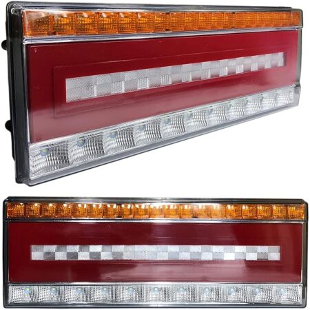 2x24V LED Rear Tail Lights for  Truck Trailer Caravan Camper