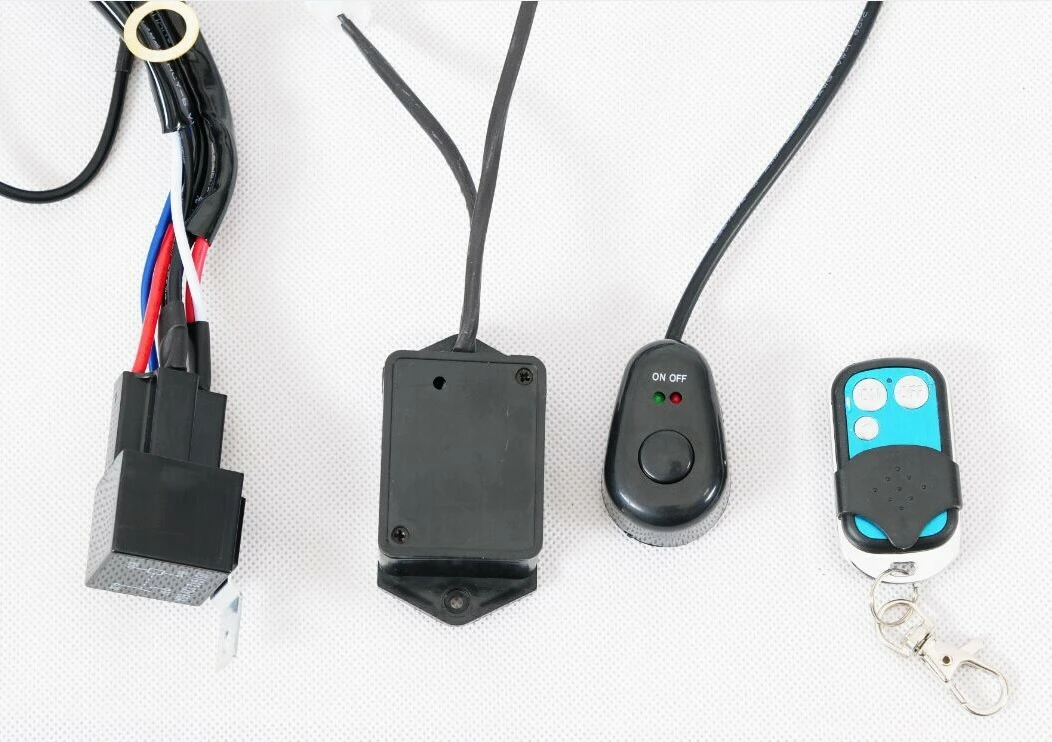 Cables + remote control on off button for all LED light bar work lamps to 700W