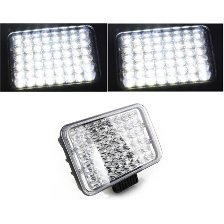 DRL LED Lights Pair 48W High Low Spot Beam Aluminum Housing 10-30V