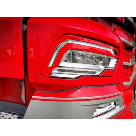 Headlights Eyebrows for new DAF XF / DAF XG 2020+  Trucks ABS Plastic Decoration