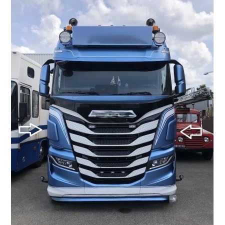 Front Door Guard Decorations Dirt Deflectors Side Dust Stone for Iveco S-Way