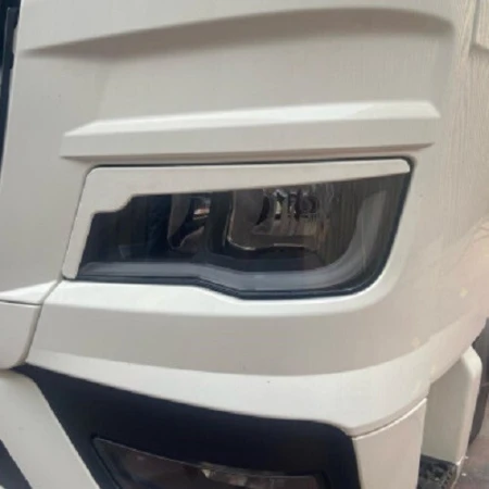 Decoration Headlight Eyebrows ABS Plastic for MAN TGX 2021+ trucks