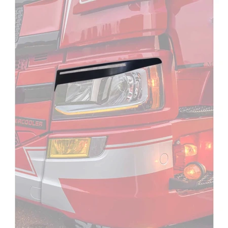 Evil Eye Abs Plastic Decoration Headlight Eyebrows For Scania R S 2017+ Next Gen