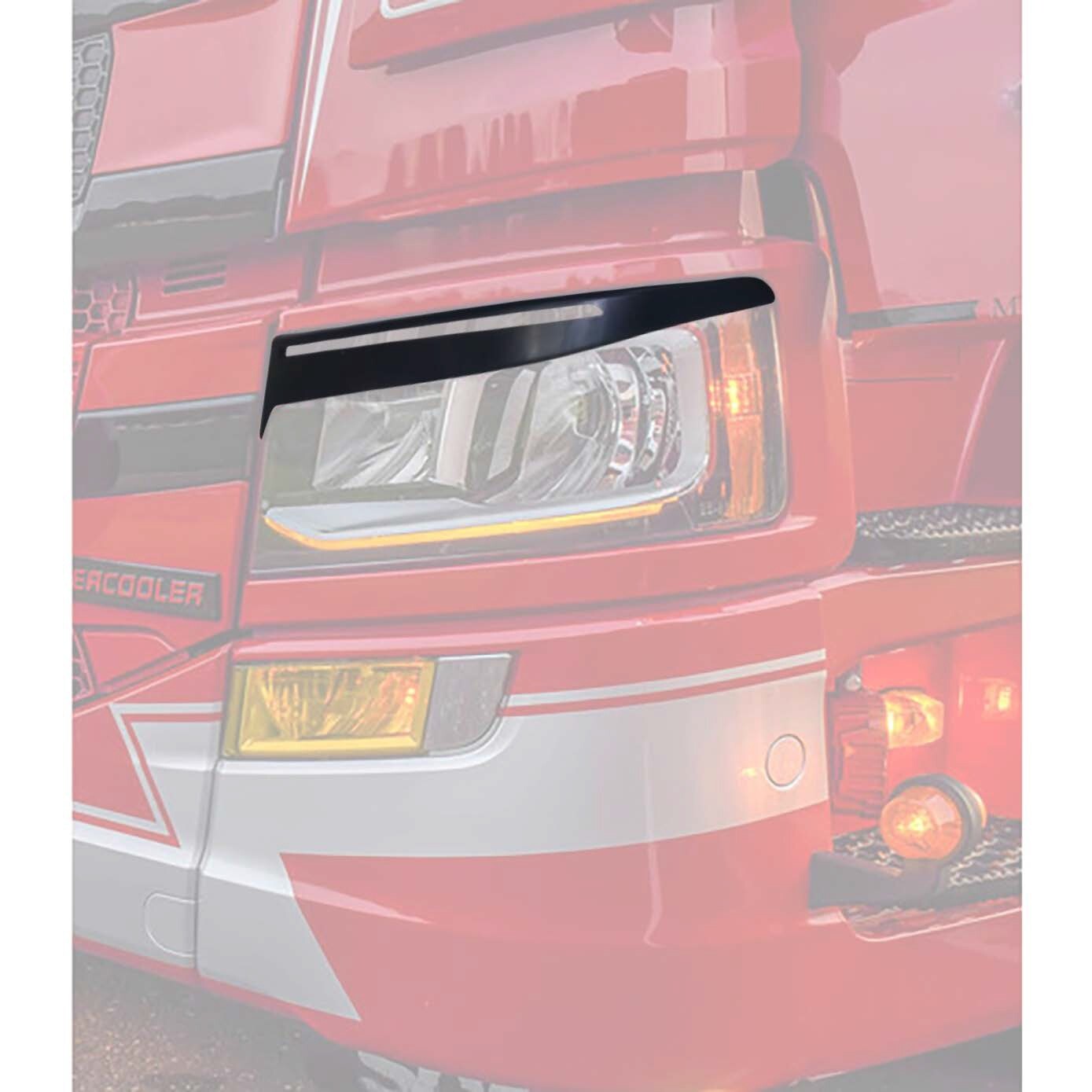 Evil Eye Abs Plastic Decoration Headlight Eyebrows For Scania R S 2017+ Next Gen