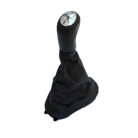 Black 5 speed gear knob + gaiter + base for Renault Clio MK2 2001/04