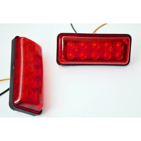 5 pcs 12V LED Red Rear Side Marker Lights Truck Camper ATV Caravan Car Bus Van