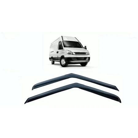 2 pieces Side Window Wind Rain Sun Deflectors for IVECO DAILY 2006-2014 Van