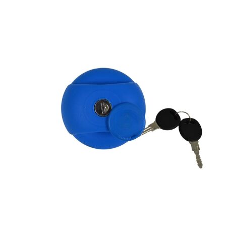 60mm AdBlue Fuel Tank Cap Lorry Truck HGV Cap with 2 Keys blue plastic
