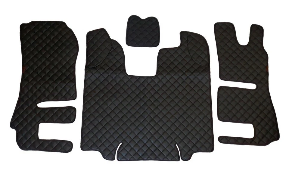 Anti Slip Eco Leather Floor Mats for Scania R 2013-2016 Automatic