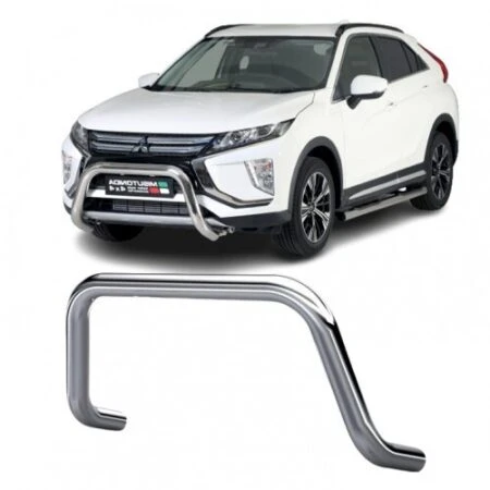 For 2019 + Mitsubishi L200 Chrome Bull Bar Push Bumper Panter Grill Guard