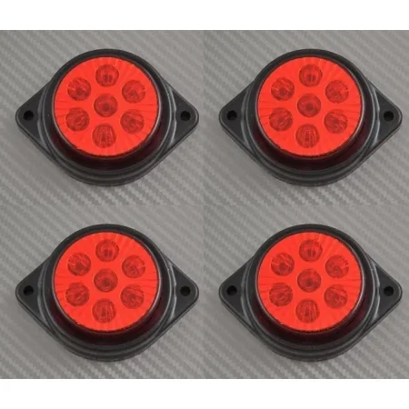 High Quality Red Side Marker Lights 12V SMD LED Van Bus