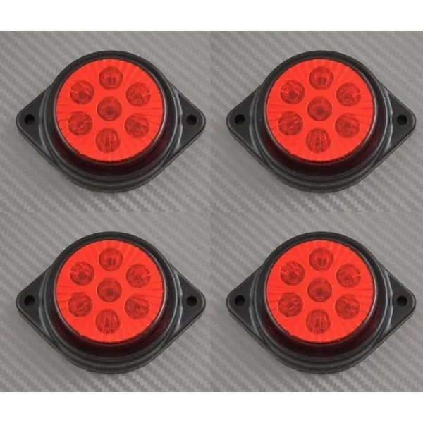 High Quality Red Side Marker Lights 12V SMD LED Van Bus